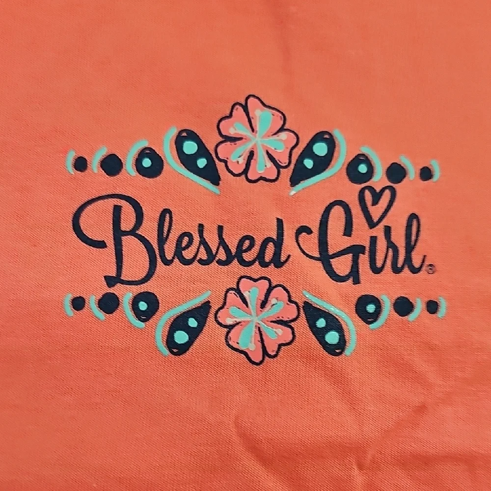 Orange Butterfly Graphic Tee - Picture 4 of 7